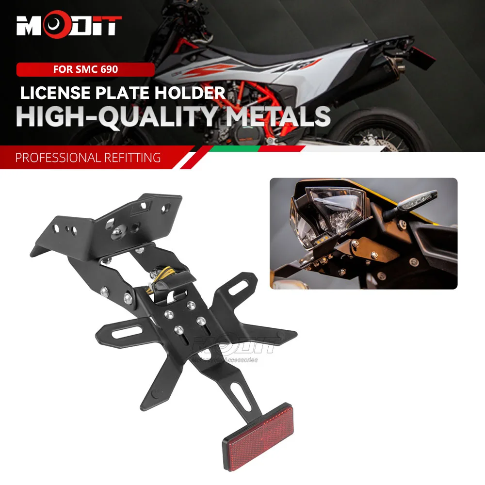 per-690-smcr-smcr690-690-smc-r-2019-2024-moto-targa-staffa-di-supporto-posteriore-tail-tidy-fender-eliminator-kit-fit