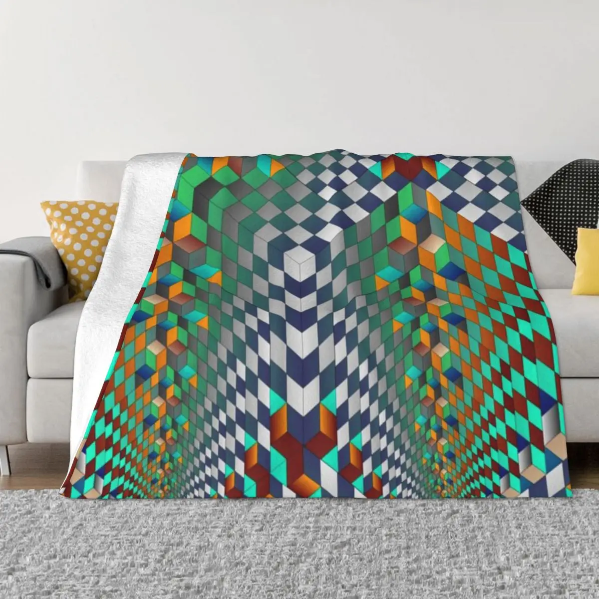 258a Regalo Personalizado para Amigos, Manta de Microfelpa Ultra Suave y Cálida