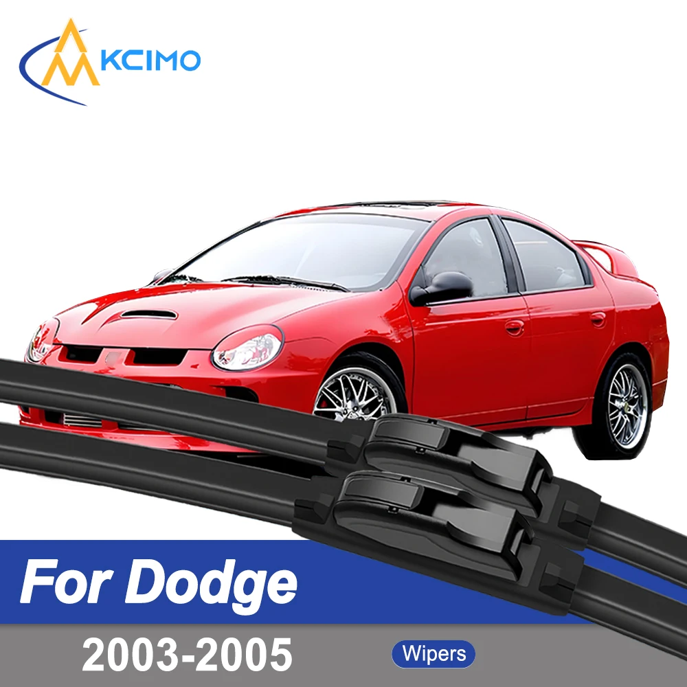 

Premium Rubber Durable Silent Windshield Wiper Blades 2pcs for Dodge Neon SRT-4 2003-2005