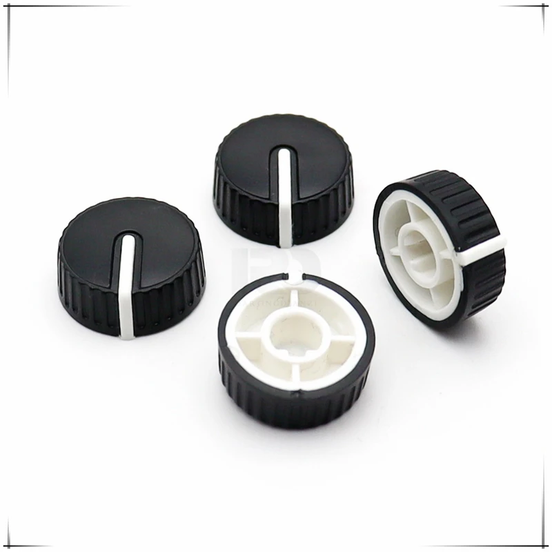 10PCS 18.5*8MM Plastic Knob Cap Potentiometer Knob Amplifier volume Knob Cap D-Shaped Inner Hole 6mm