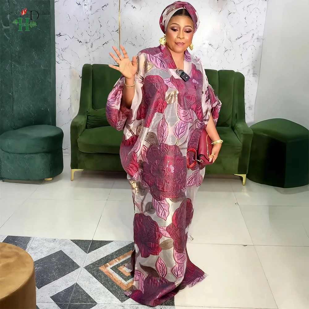 2025 Elegant African Clothes For Women Fashion Wedding Party Kaftan Robe Daily Gown Plus Size Vestidos Muslim BouBou Djellaba