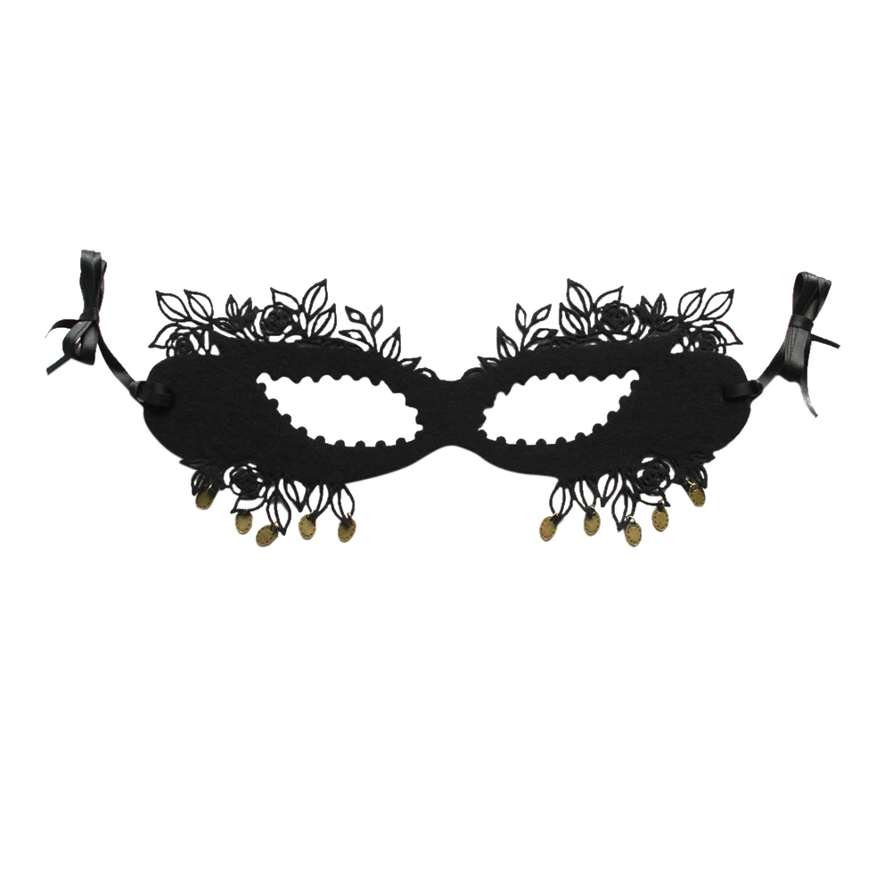 

Aldult Half Face Mask Men and Women Facial Halloween Masks for Adults Cloth Dance Party Decorations