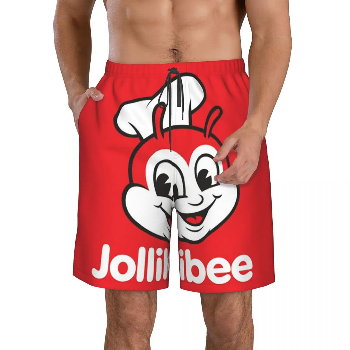 

Jollibee Trunks Beach Board Shorts Casual Quick Dry Swim Summer Men Pants