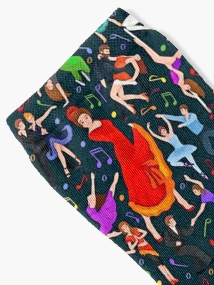 World of Dance-Chaussettes de luxe pour hommes et femmes, cadeaux d'Halloween pour enfants