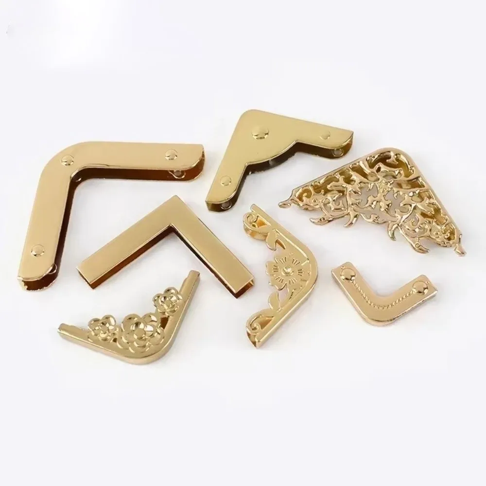 Metal Material Handbag Edge Protection Buckles Corner Protection Edge Protection Bags Corner Decor Hardware Accessories