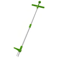 Stand Up Weeder Gardening Weed Puller Tool with 3 Claws & Foot Pedal Handheld Weed Puller Multi-Function for Outdoor Yard Grass