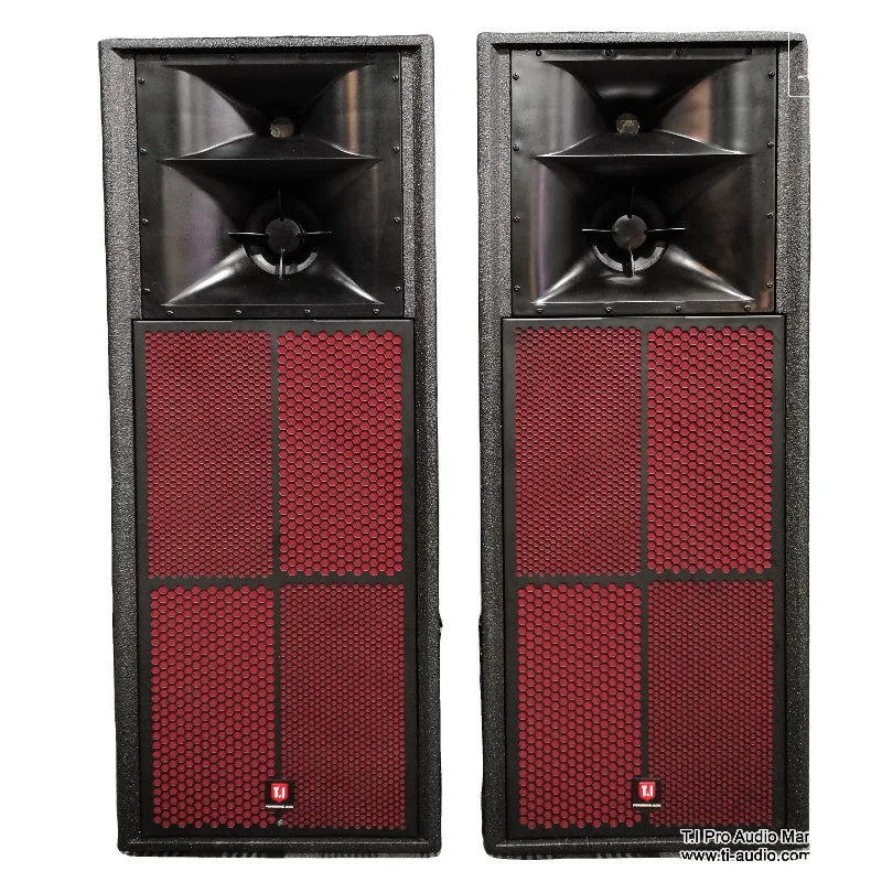 Dual 15 Inch Three Way Full Range Speaker Outdoor Professional PA Sound System for Live Show