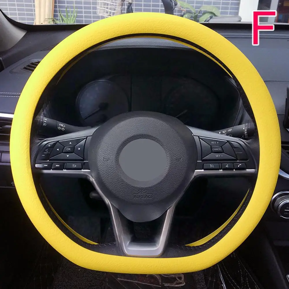 19-farbige Auto-Lenkradabdeckung aus Silikon für Sommermode, schweißabsorbierend, rutschfeste Griffabdeckung, allgemeine DIY-Teile – Detail 33