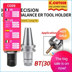 BT40-ER16-70 /BT40-ER20-70/BT30-ER20-70 Dynamic Balance ER Tool Holder CNC Machining Milling Cutter Series Tools