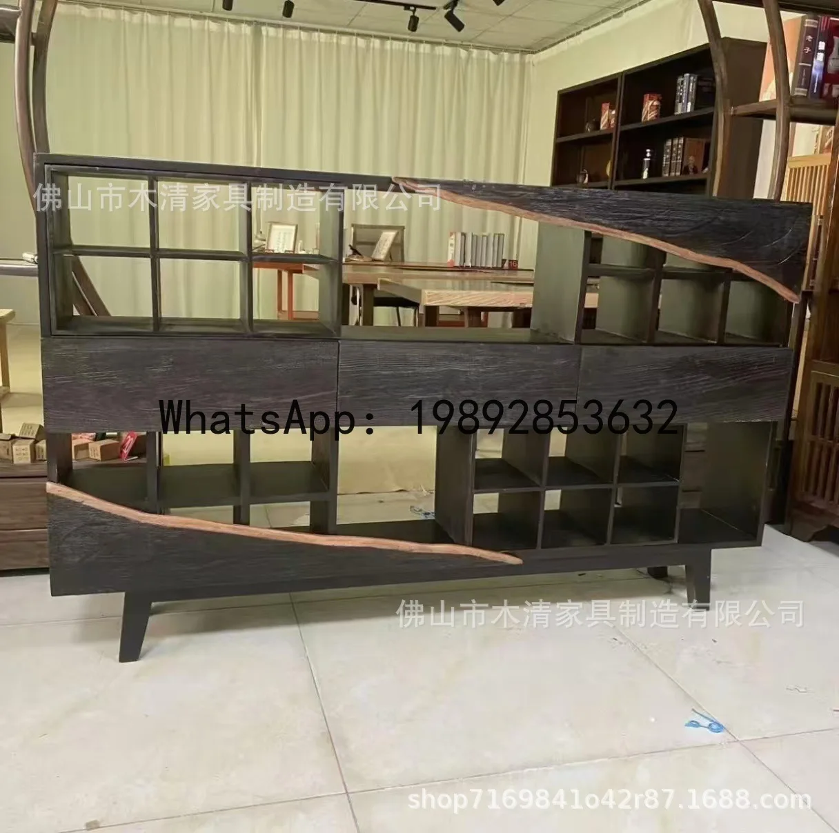 X-28  solid wood tea cabinet tea room cabinet tea cup rack, bogu rack rack