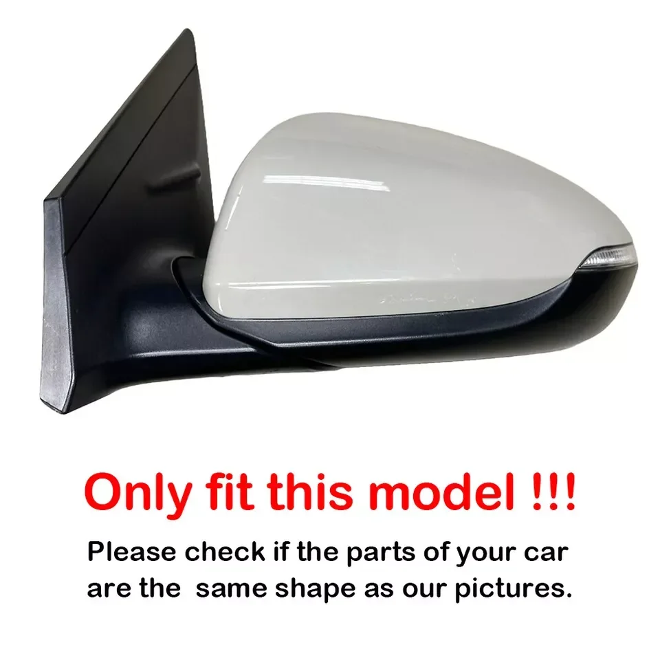 For Hyundai IONIQ 2016 - 2022 Horn Car Rearview Side Mirror Cover Wing Cap Exterior Door Rear View mirror cover Car Accessories