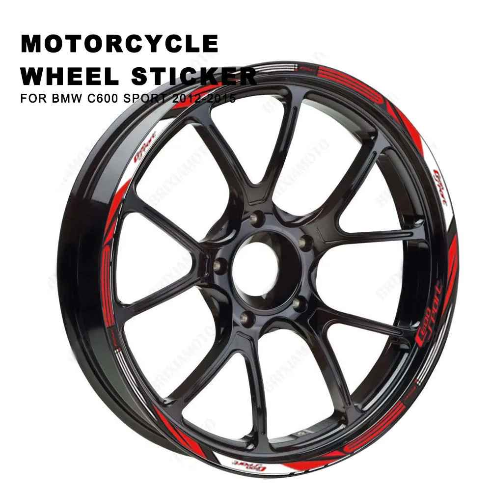 

Motorcycle Wheel Sticker Waterproof Hub Decal Rim Stripe Tape 17 Inches For C600 Sport C 600 Sport 2012 2013 2014 2015