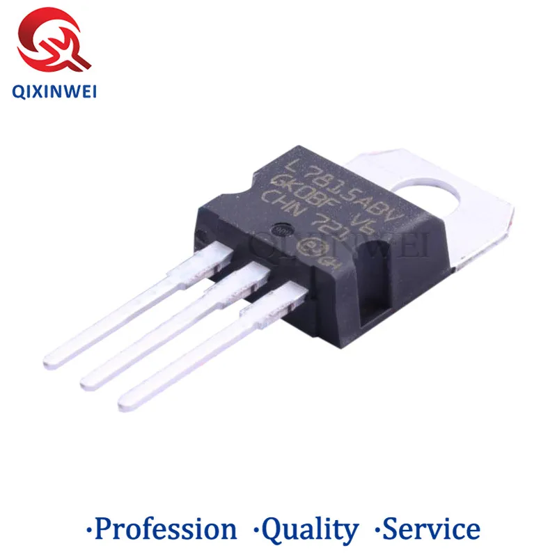 New Original 10PCS/Lot L7815ABV L7815ABV-DG L7815ACV or L7812ABV L7812ACV TO-220 Precision 1A regulators