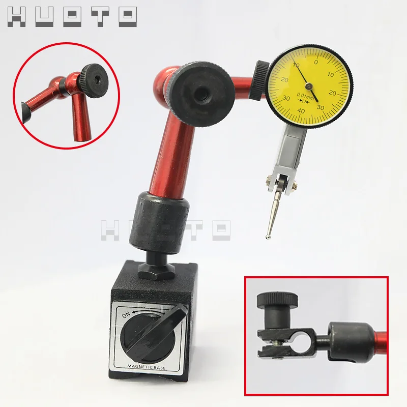 HUOTO mechanical universal small table holder, mini type, magnetic table holder, universal magnetic table holder