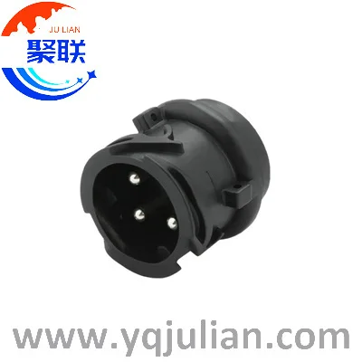 Auto 4pin plug pin male round wiring cable harness pcb connector