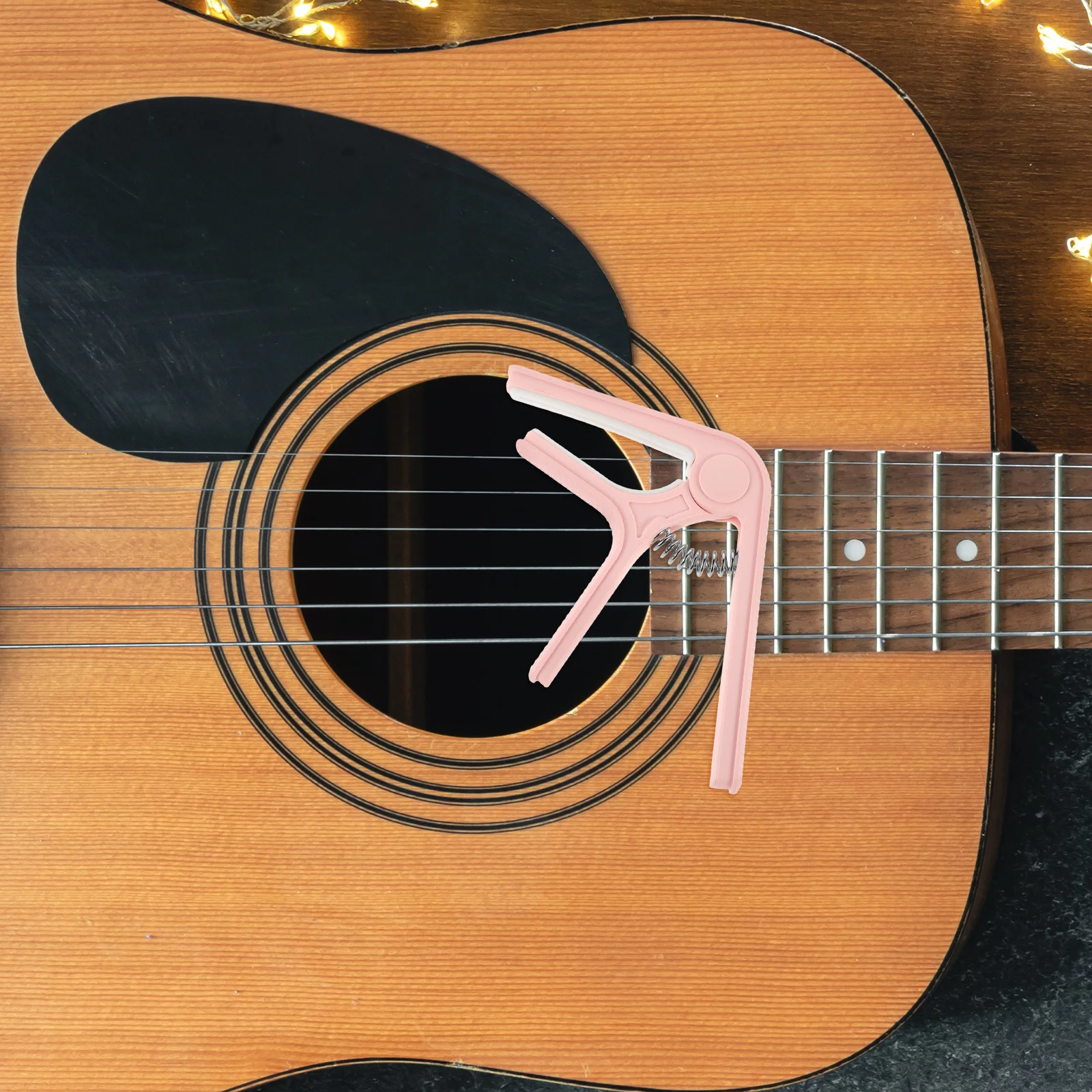 

Guitar Capo Plastic Silicone Anti-Slip Universal For Acoustic Classical Electric Guitar Ukulele Pitch Adjustment Tool