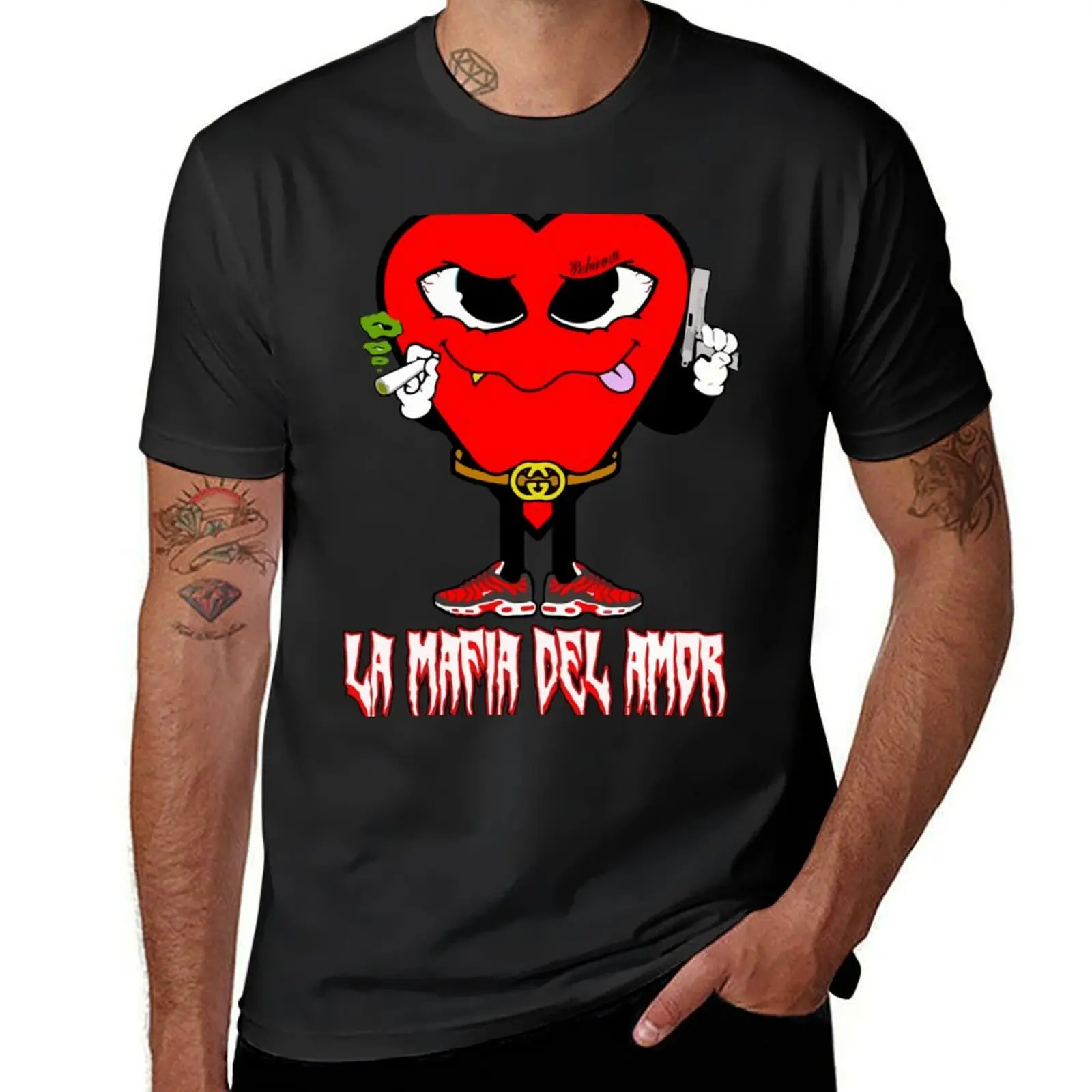 MAFIA OF LOVE T-Shirt blacks funnys shirts graphic tees hippie clothes big and tall t shirts for men