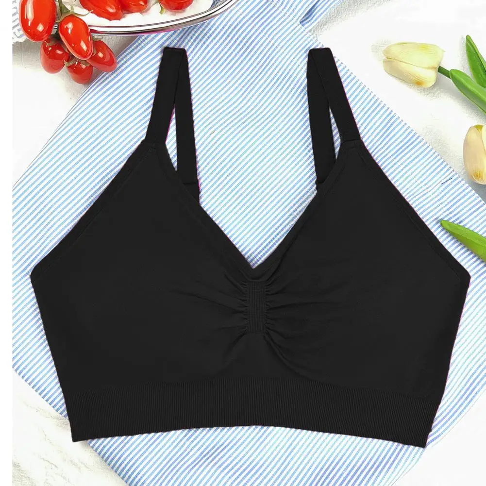 حمالة صدر لاسلكية داعمة للنساء، حمالة صدر ناعمة، حمالة صدر رياضية لاسلكية للنساء، حمالة صدر مبطنة لرفع اليوغا، مريحة لا