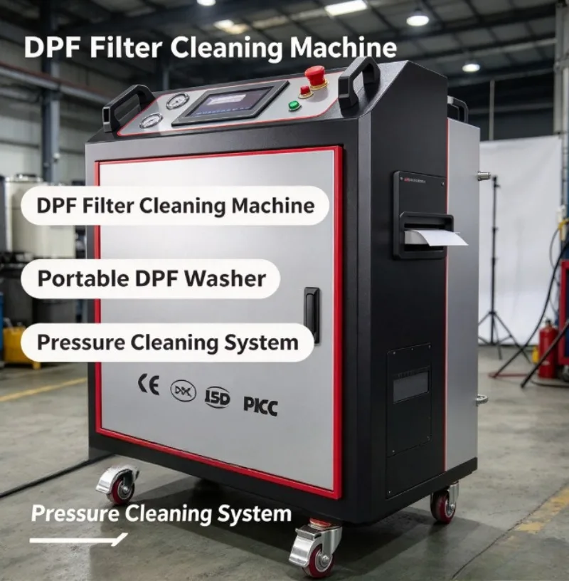 Factory Produced 14Kw 120L Water Tank Diesel SCR Doc DPF Cleaning Machine For Truck Vans Sprinter Cars