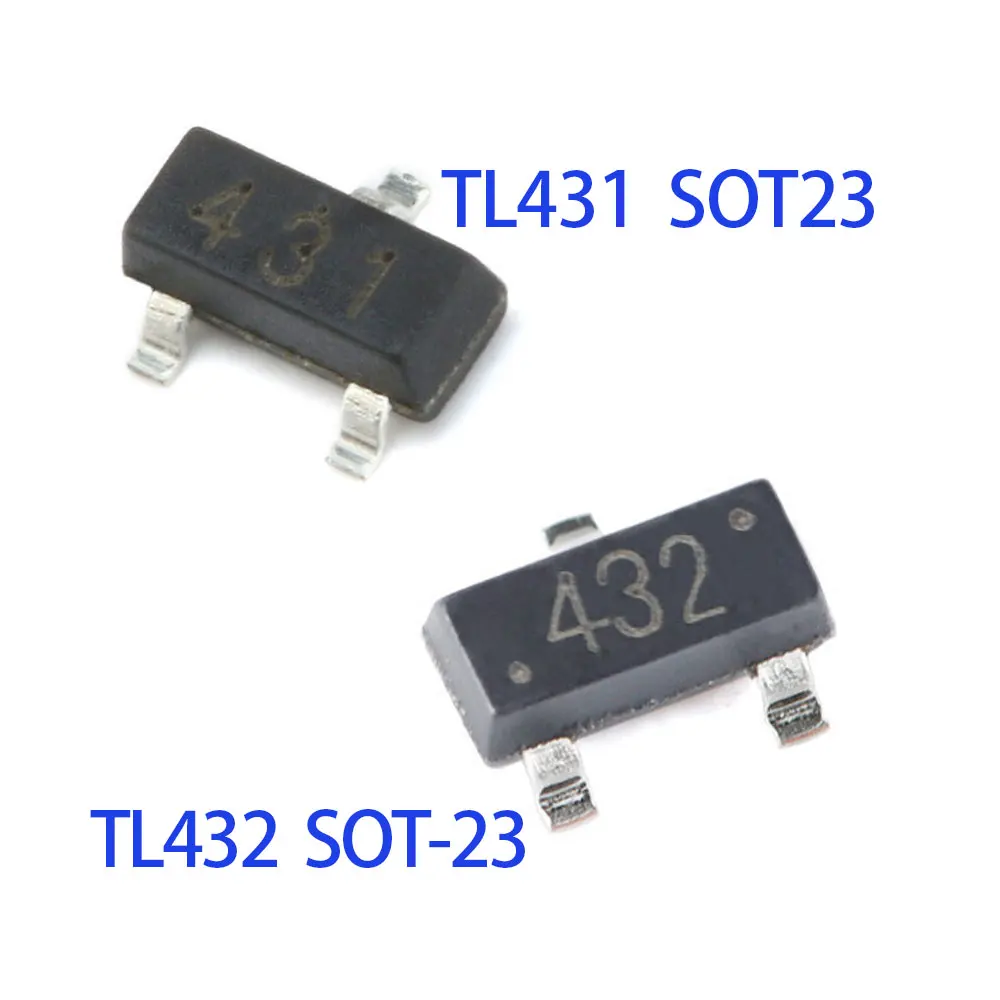 10PCS TL431A TL432A TL431 TL432 SOT23 IC Chip