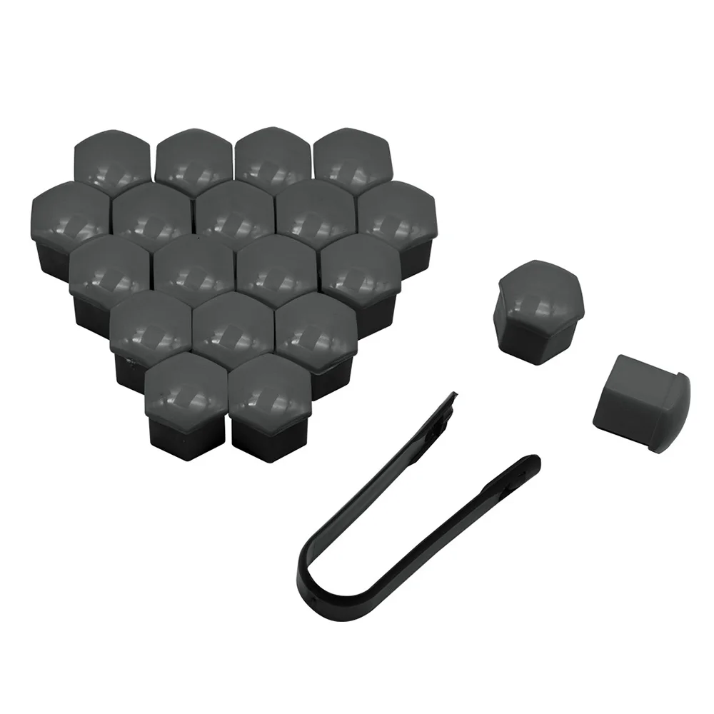 20Pcs/Set 17 19 21mm Car Wheel Nut Covers Auto Hub Screw Protection Cap Bolt Rims Auto Exterior Accessories Anti-Rust Dust Cover