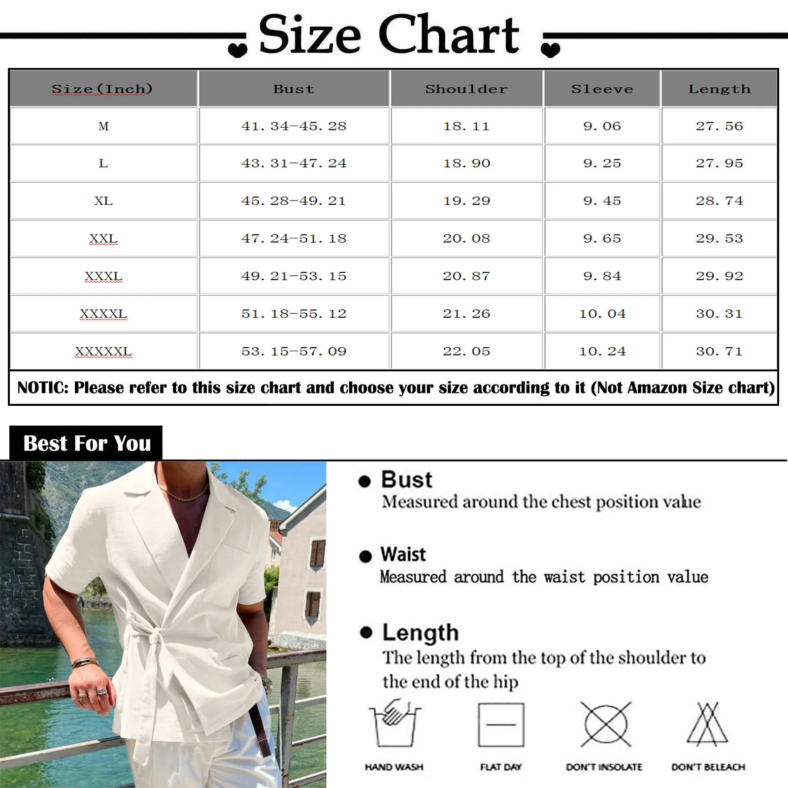 2024 new Mens lapel suit Korean fashion shirts Solid Color summer Casual Outfits Cotton Linen With Tie Up camisas caballero