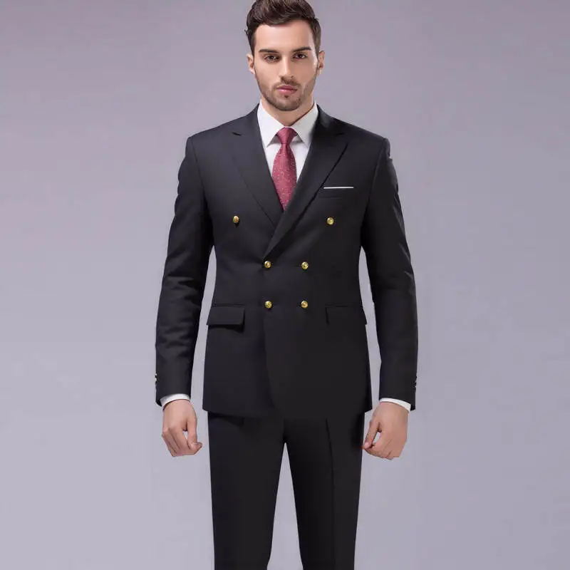 

Classic Men's Suits Slim Fit 2 Piece Blazer Pants Peaked Lapel Wedding Groom Tuxedo Business Banquet Style