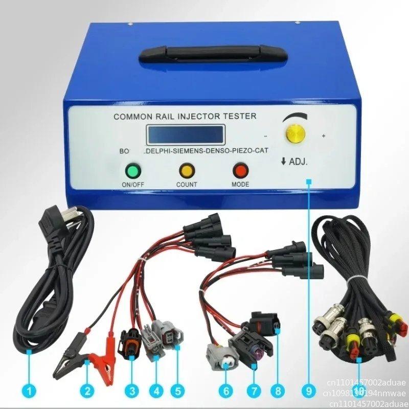 CRI201 EFI Common Rail Injector Pulse Tester Measurable Electromagnetic Piezoelectric Injector