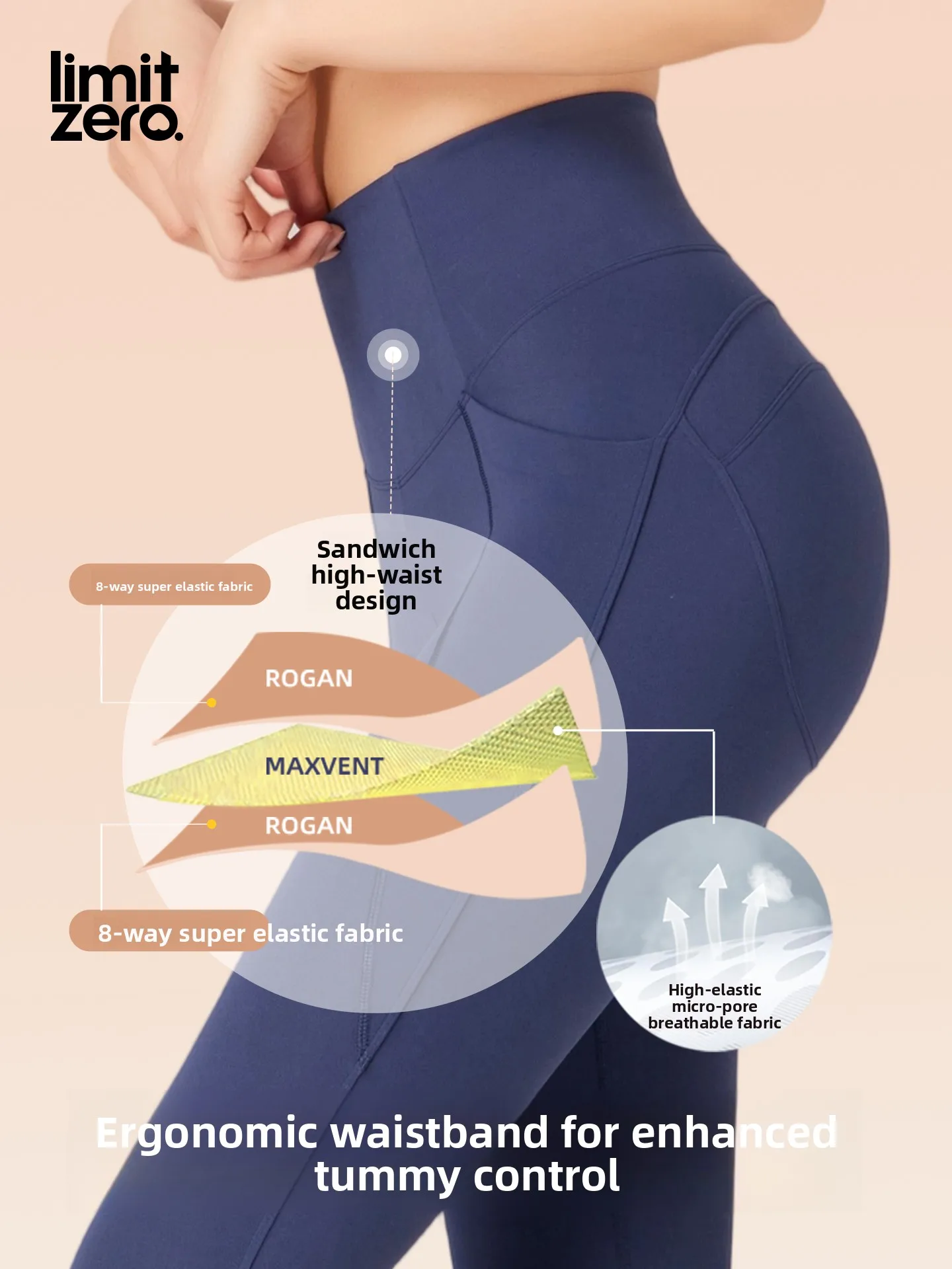 ارتفاع الخصر اليوغا السراويل النسائية ملابس خارجية شتاء جديد Sle ark شد الجلد البطن زر Inming طماق الساخنة النايلون دنة