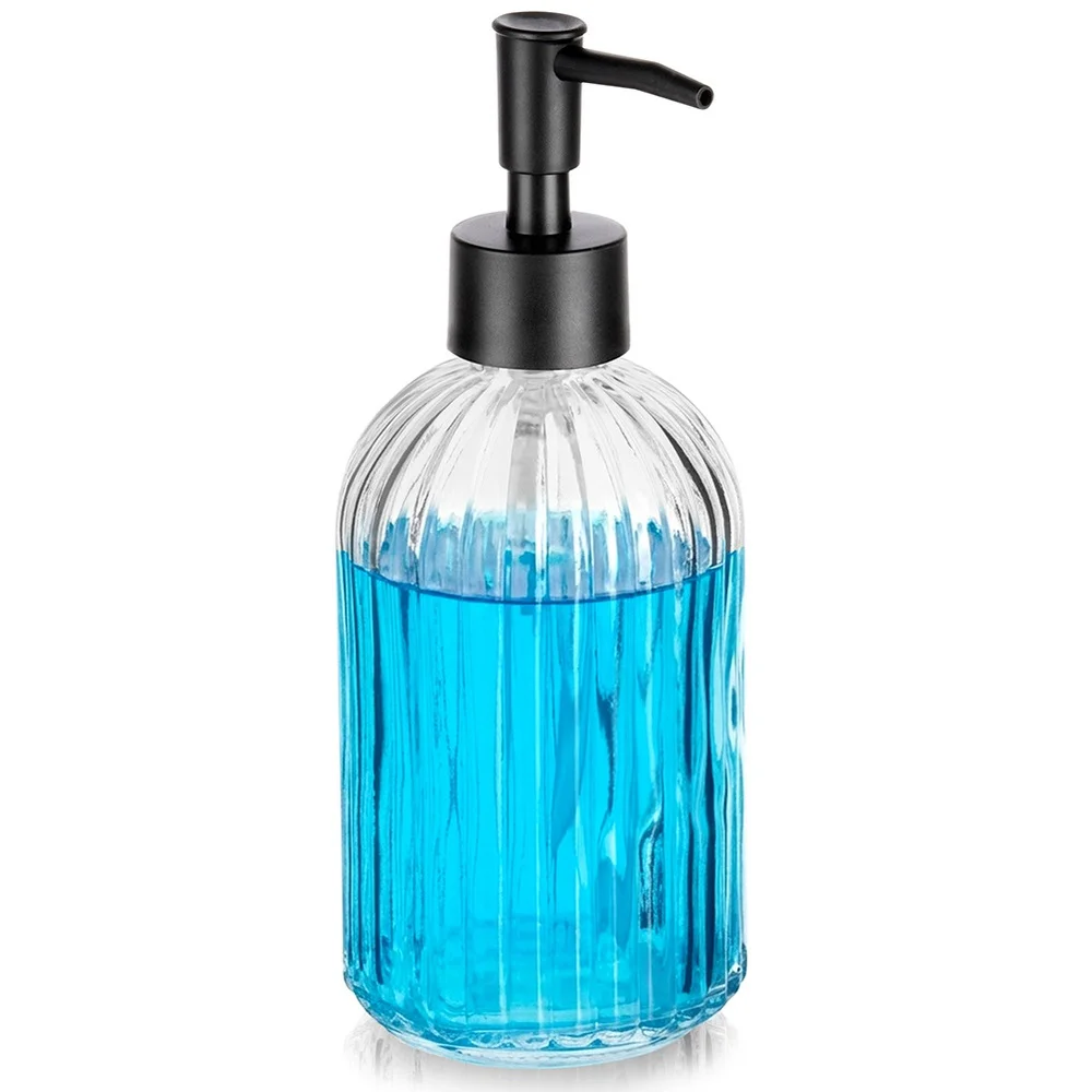 Glazen zeepdispenser van 400 ml