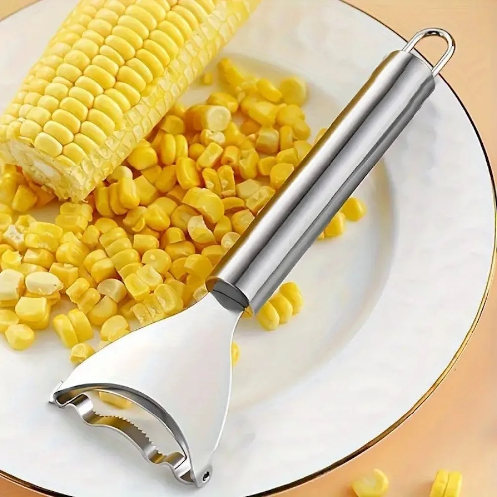 Stainless Steel Corn Stripper Corns Threshing Corn Thresher Stripper Peeler Corn Kerneler Peeler Fruit Vegetable Kitchen Gadgets - view 4