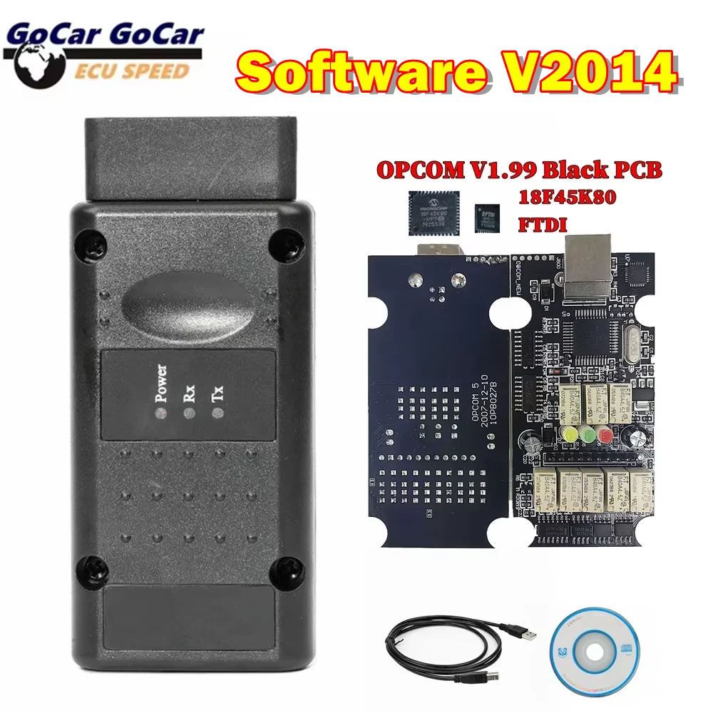 

Newest For Opel OPCOM 1.99 CAN BUS OBD2 Scanner Car Fault Tester Check Engine Adapter Car Diagnostic Tool for Opel Car Models