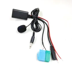 Biurlink per Fiat Lancia in poi 2007 autoradio Bluetooth AUX Adapter presa a 14pin microfono dispositivo vivavoce