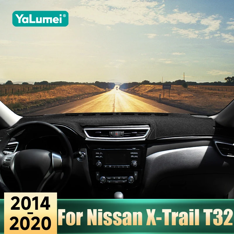 

Автомобильные аксессуары для Nissan X-Trail XTrail T32 2014-2016 2017 2018 2019 2020, крышка приборной панели, избегайте световых накладок, козырек от солнца, ковры