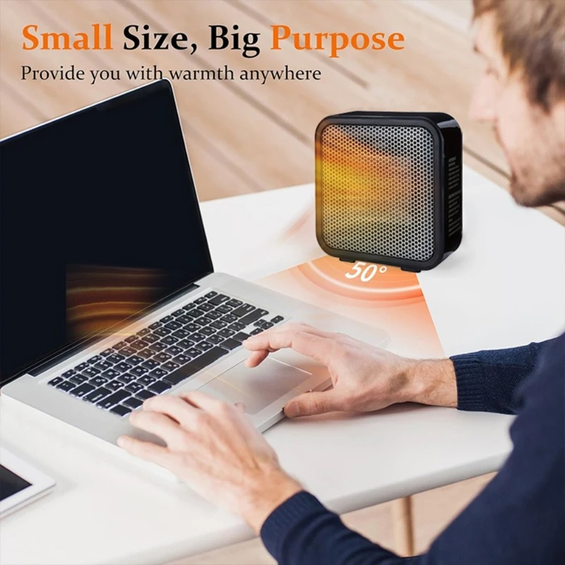 سخان منزلي صغير من Xiaomi موفر للطاقة وموفر للكهرباء، سخان تسخين سريع للحماية من الحرارة الزائدة، سخان صغير للمكتب والمنزل #4