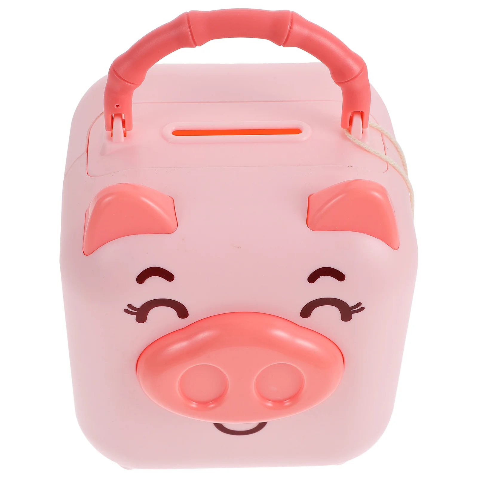 

Piggy Bank Compact Saving Pot for Toddlers Adorable Pig Design Secure Lockable Great for Special Occasions Piggy Bank