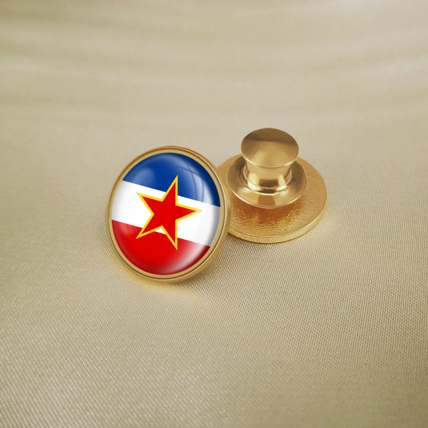 Yugoslavia Flag Lapel Pins Badges