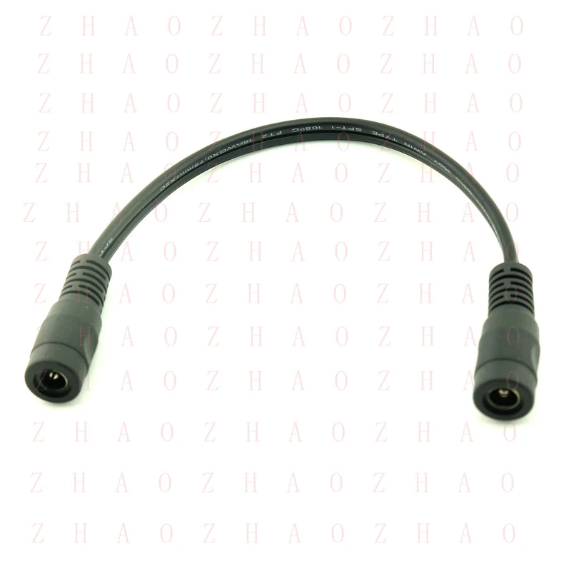 

L+ for 5.5mm x 2.1mm Female to Female DC Power CCTV Adapter Extension Flat wire Cable