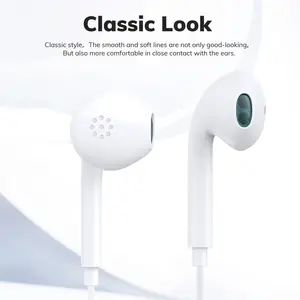 Topk-Type-C Wire headset with microphone, intrauricular headphones for Xiaomi, Samsung Note 10, Note 20, S21, S20 12 Main Sales Samsung Headset - №7