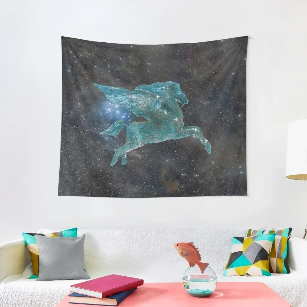 

Pegasus and Galaxy Tapestry Aesthetic Room Decors Home Decoration Home Decorating Tapestry