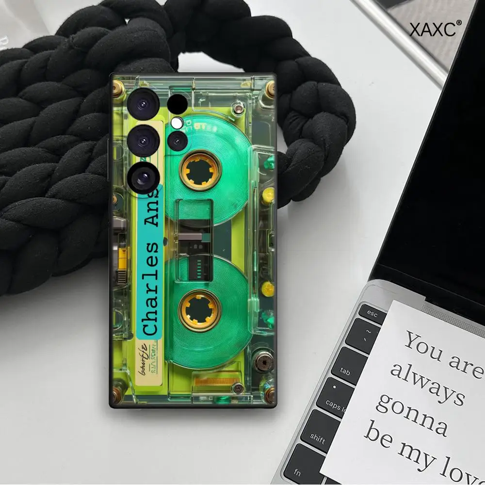 Unique cassette tape Creative Phone Case For Samsung Galaxy A17 16 A15 4G 5G A14 A13 A57 A37 A27 A26 A55 A35 A53 A24  soft shell