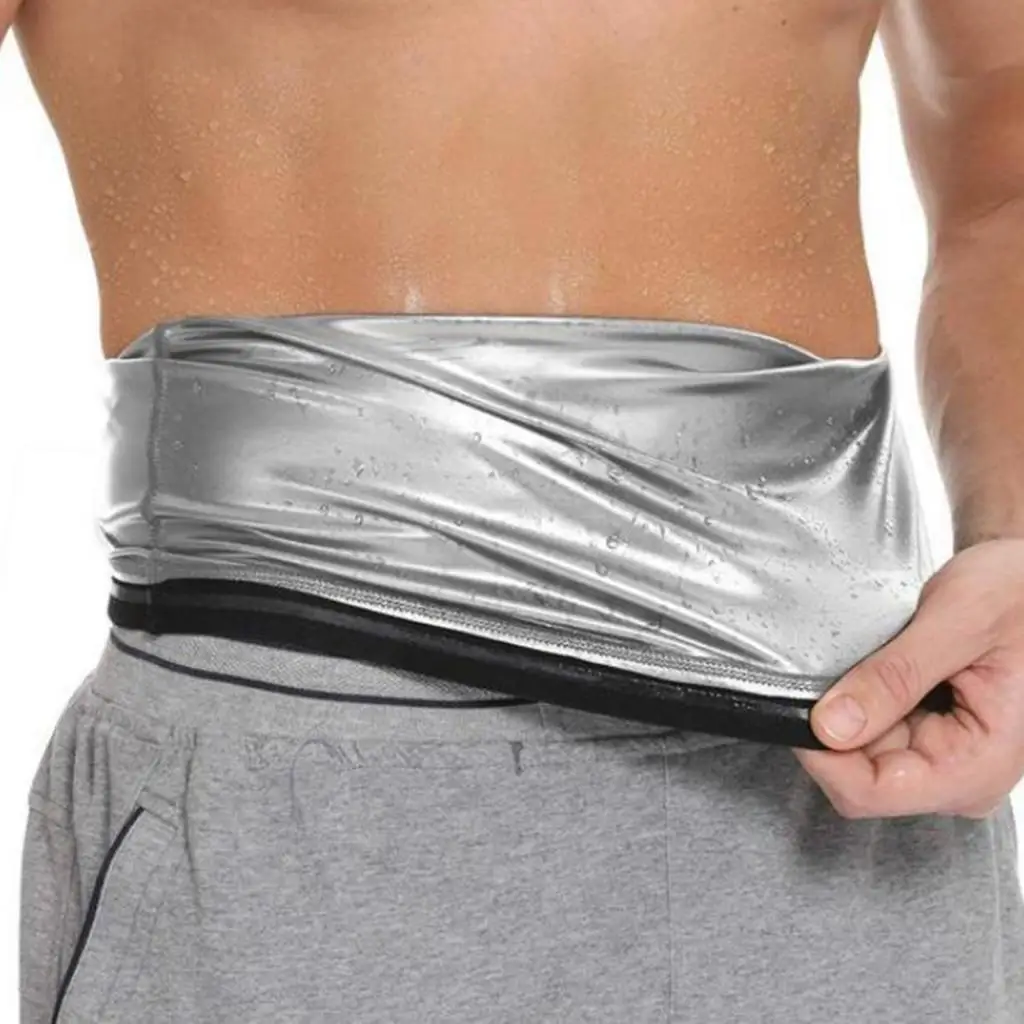 Waist Trimmer Belt Wrap for Women Men Fitness Sauna Vest Sweat Band Lower Belly Cincher Workout Shaper for Gym Training Running