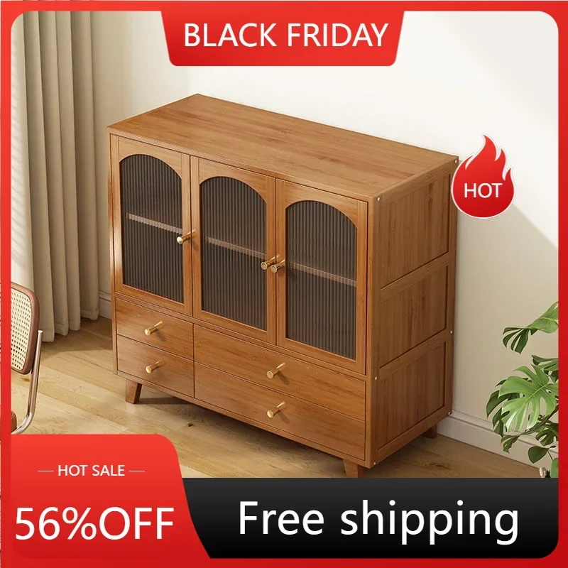 Cabinet Storage Sideboard Side Board Furniture Home Buffet Wheel House Mebles De Cuisine Kitchen Sets Mueble Para Cocina Mobile