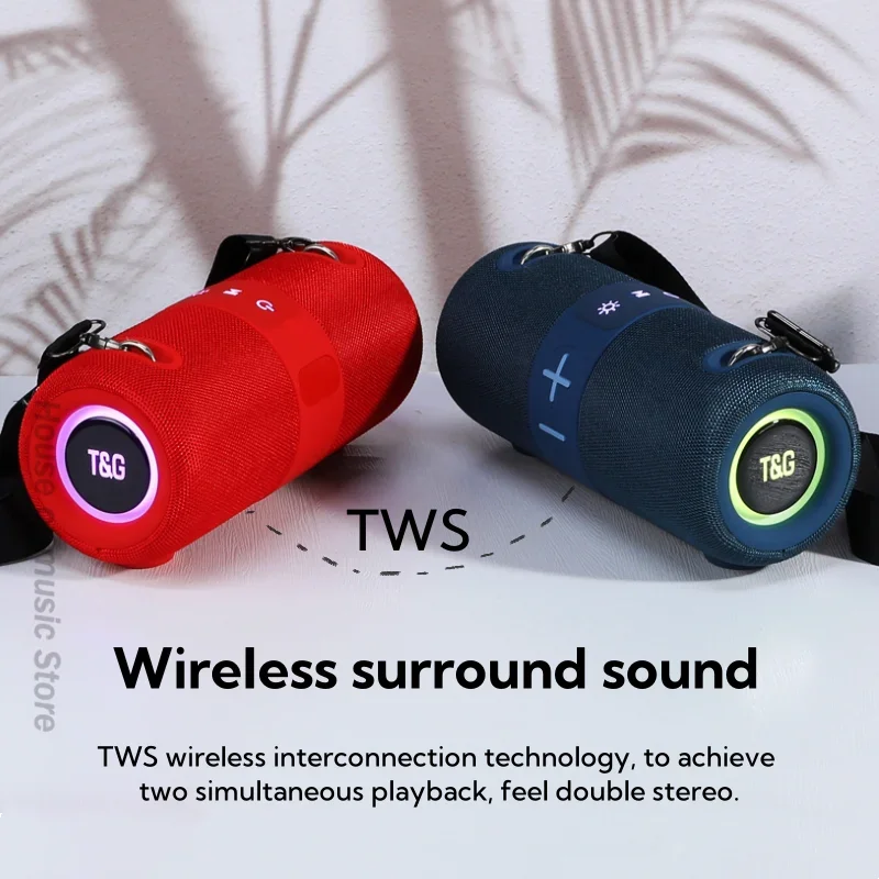 2024 Hot Selling TG672 High-powered 3600mAh Outdoor Portable Waterproof Subwoofer RGB Lamp BT5.3 Wireless Speakers Loudspeaker
