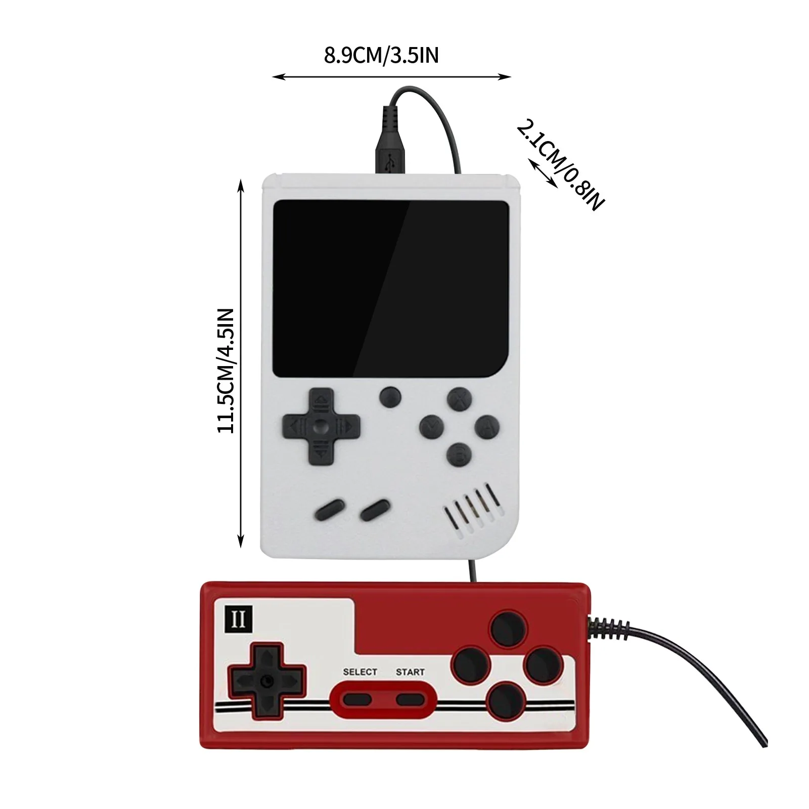 400 لعبة في واحد محمول صغير لعبة فيديو إلكترونية لاعب أطفال لعبة إلكترونية للأطفال نسخة وحدة تحكم ألعاب محمولة #6