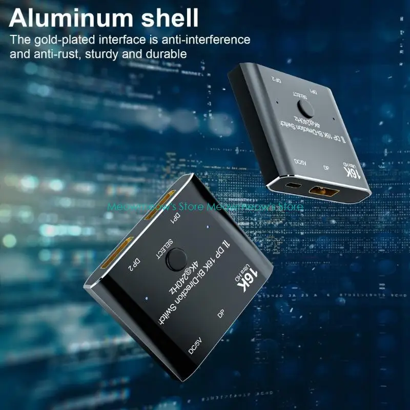 

W91A Видеокоммутатор 4K@240Гц 2X1, поддерживает двунаправленное видео 16K 4K240Гц