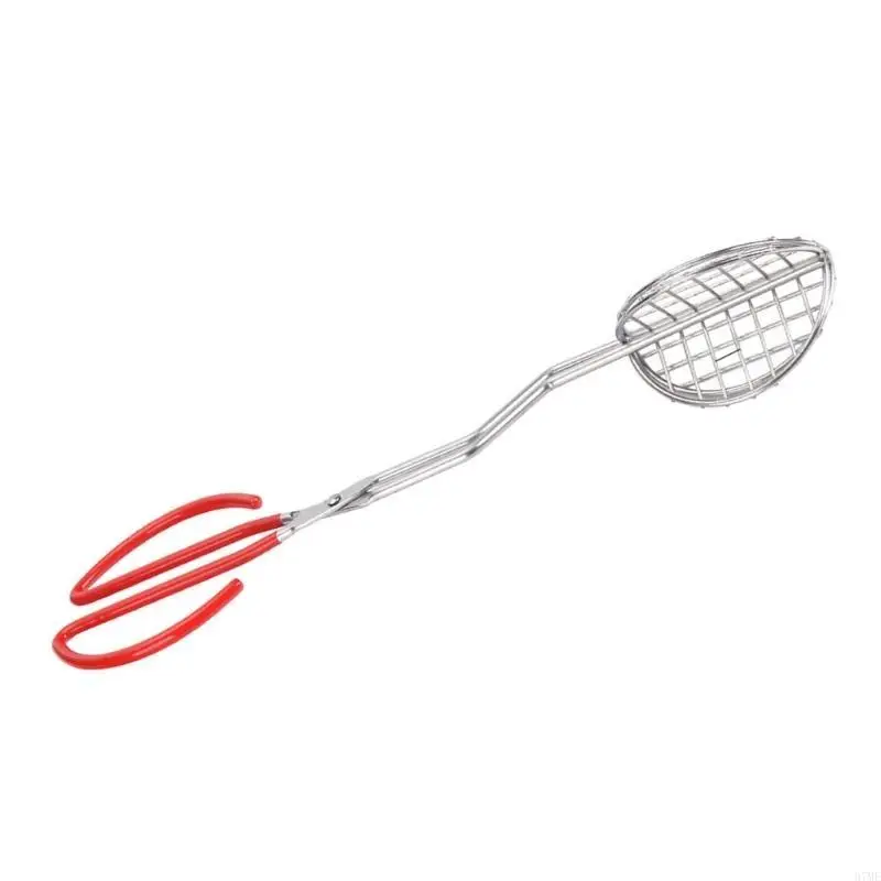 37ME Stable Tacos Shell Forming Tongs Effective Tacos Shell Crafting Tongs Stainless Steel with Ergonomic Handle for Frying