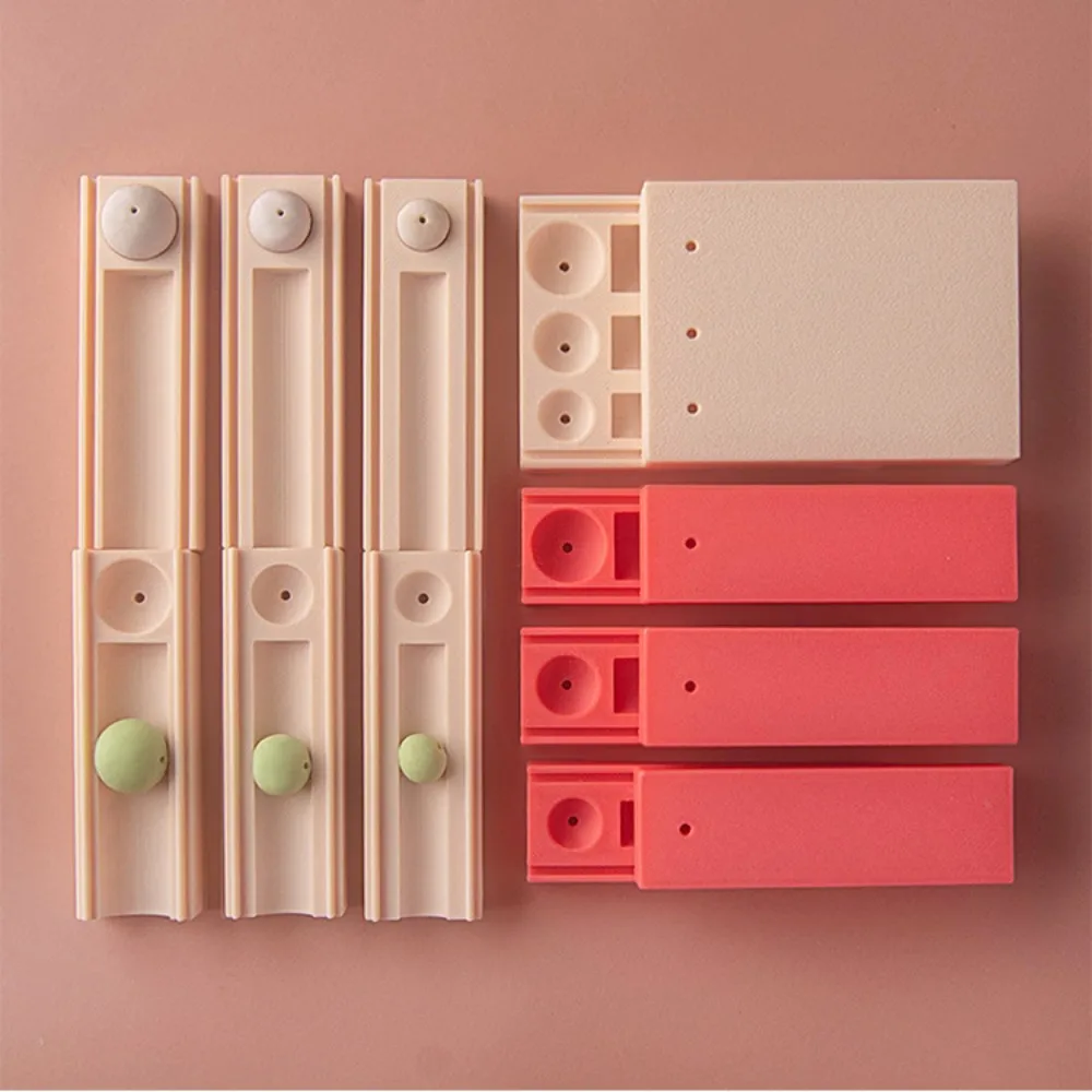 Polymer Clay Bead Rolling Mold Kit - Precision Sphere Shaper & Hole Punch Tool for Earring/Necklace Making