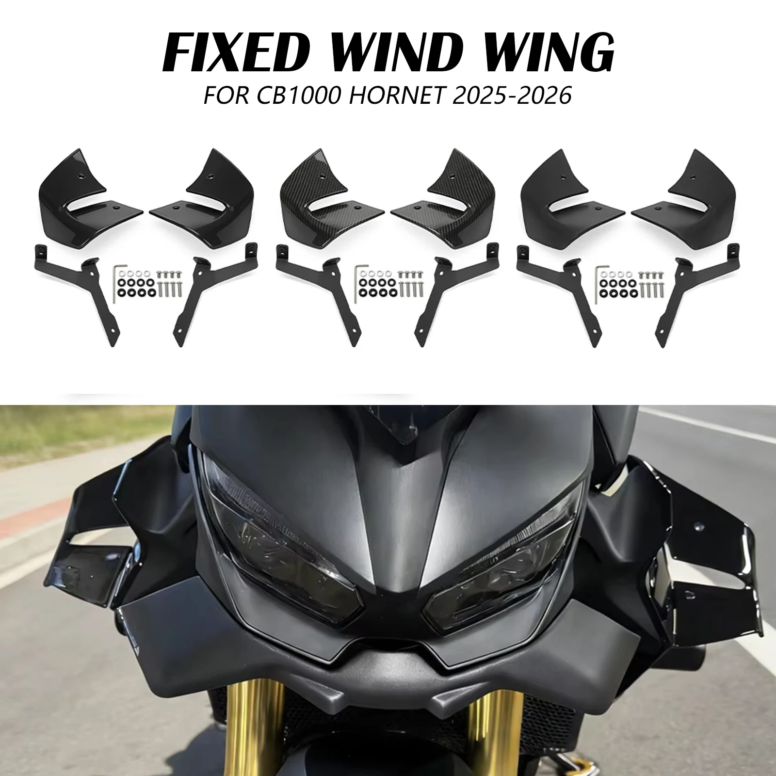 

CB1000 HORNET 2025 Motorcycle Naked Side Spoilers Downforce Aerodynamic Wing Deflector For Honda CB 1000 Hornet SP 2025 2026