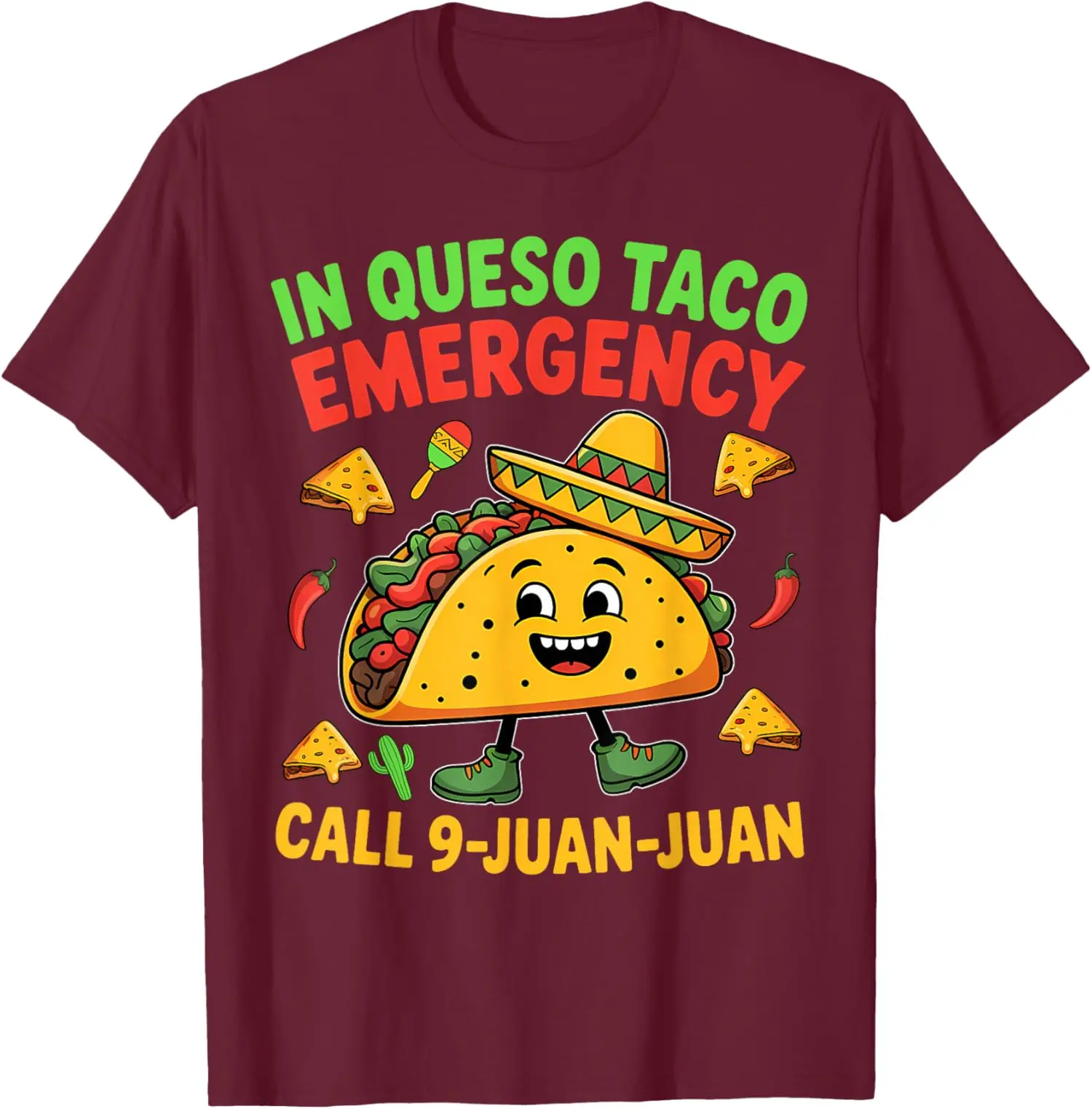 

Funny Meme Cinco De Mayo Mexican Taco Party Unisex T-Shirt Summer Fashion Casual Comfortable Soft Cotton Tees Print Short-sleev